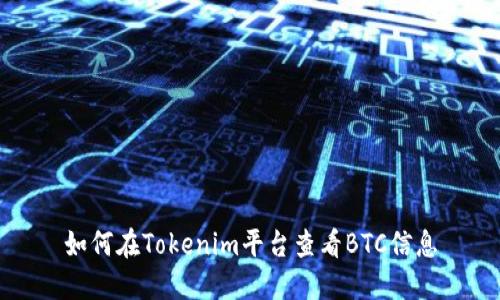 如何在Tokenim平台查看BTC信息
